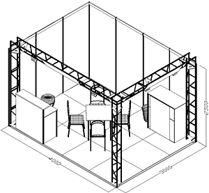Variant B, 12 sq. m, corner